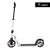 Import AEST 8 inch foot scooter 2 big wheel adult kick scooter from China
