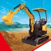 Agricultural adjustable crawler earth moving machinery excavator