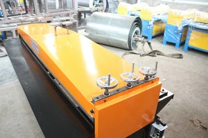 Air Duct Iron Metal Sheet Plate Manufacture Vertical Bead Grooving Machine