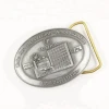  china wholesale plate metal stamp forging zinc alloy die casting souvenir custom crafts laser 3D OEM logo belt buckle