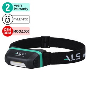 ALS 120lm Outdoor Adsorbable Detachable Rechargeable light Night Fishing Motorcycle Car led Headlamp Headlight
