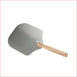 Aluminum Metal Tools Pizza Peel Oven Accessories Shovel Set with Foldable Wood Handle for Easy Storage