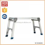 Aluminum Platform Drywall Step Up Folding Work Bench Stool Ladder