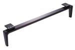 Aluminum support frame, bar support column wrought iron dining table, metal desk fixed wooden tripod