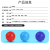 Import Amazon Hot sale PVC Fitness yoga ball spiky massage ball 6.5/6.8/7.5cm muscle massage ball from China