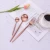Import Amazon Ins style Cutlery Gift Set Rose Gold 304 Stainless Steel Cutlery Spoon Fork Gold Plated Flatware from China