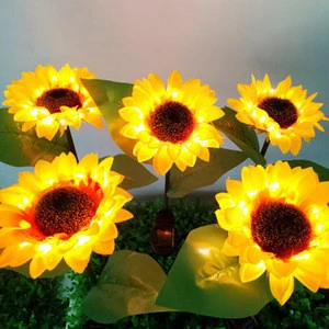 Amazon Outdoor Sunflower Solar LED Lighting, Garden Decorative Lights, Pathway and Landscaping Lights Waterproof