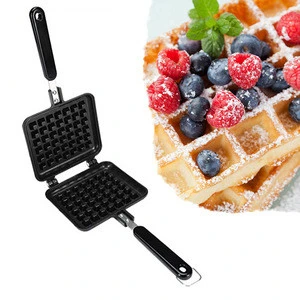 Amazon Top Seller Eco-friendly Kitchen Gadgets Portable Iron Baking Tools Non-Stick Waffles Maker Mold Household Kitchen