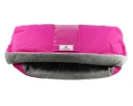 Anti-freeze pram hand muffs with phone bag