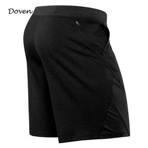 Anti-wrinkle breathable eco-friendly mens running shorts