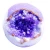 Import Aqua Blue Crystal Healing Geode Bath Bomb /Bomb Fizzy Powder Blue-Large Fresh Flower Bouquet Scented Bath Fizzy from China