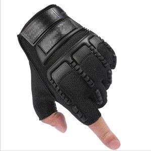 Army fan tactical half finger gloves outdoor sports gloves commando mountaineering combat non-slip safety gloves