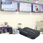 Auto play full remote control 1080P box vga hdd player mp4 multimedia media player