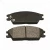 Import Auto spare parts car carbon ceramic brake pad  D440 from China