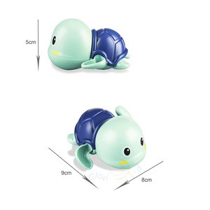 Baby Bath Toys Wind up Swimming Turtle Toys for Toddlers Floating Water Bathtub Shower Toys