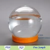 ball shape plastic big jar for food,  candies soya bean cake packing plastic jar container