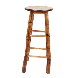 Bamboo Bar Stool Chair Restaurant bamboo dining tables and bamboo  dining chairs