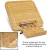 Import Bamboo Cheese Board & Cutlery Knife Set Serving Tray from China