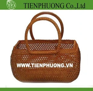 bamboo craft, bamboo basket bag