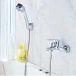 Bathroom rainfall three-piece shower set