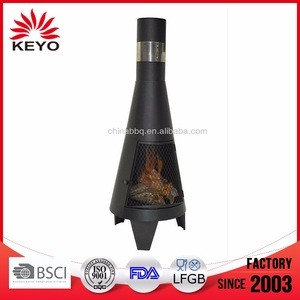 bbq grill Log Burner fire pit Deluxe Chiminea fire pit with chimney