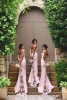 BDY02 Wholesale Cheap Maid of honor Dress Wedding Lace Bridesmaid Dresses