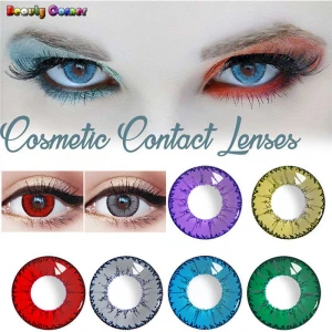 Beauty Coner Series 2pcs/pair Soft Colored Contact Lenses for Cosmetic Makeup Yearly Use Color Contact Lenses for eyes