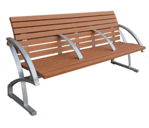 Best price high quality custom outdoor park metal stainless steel bench