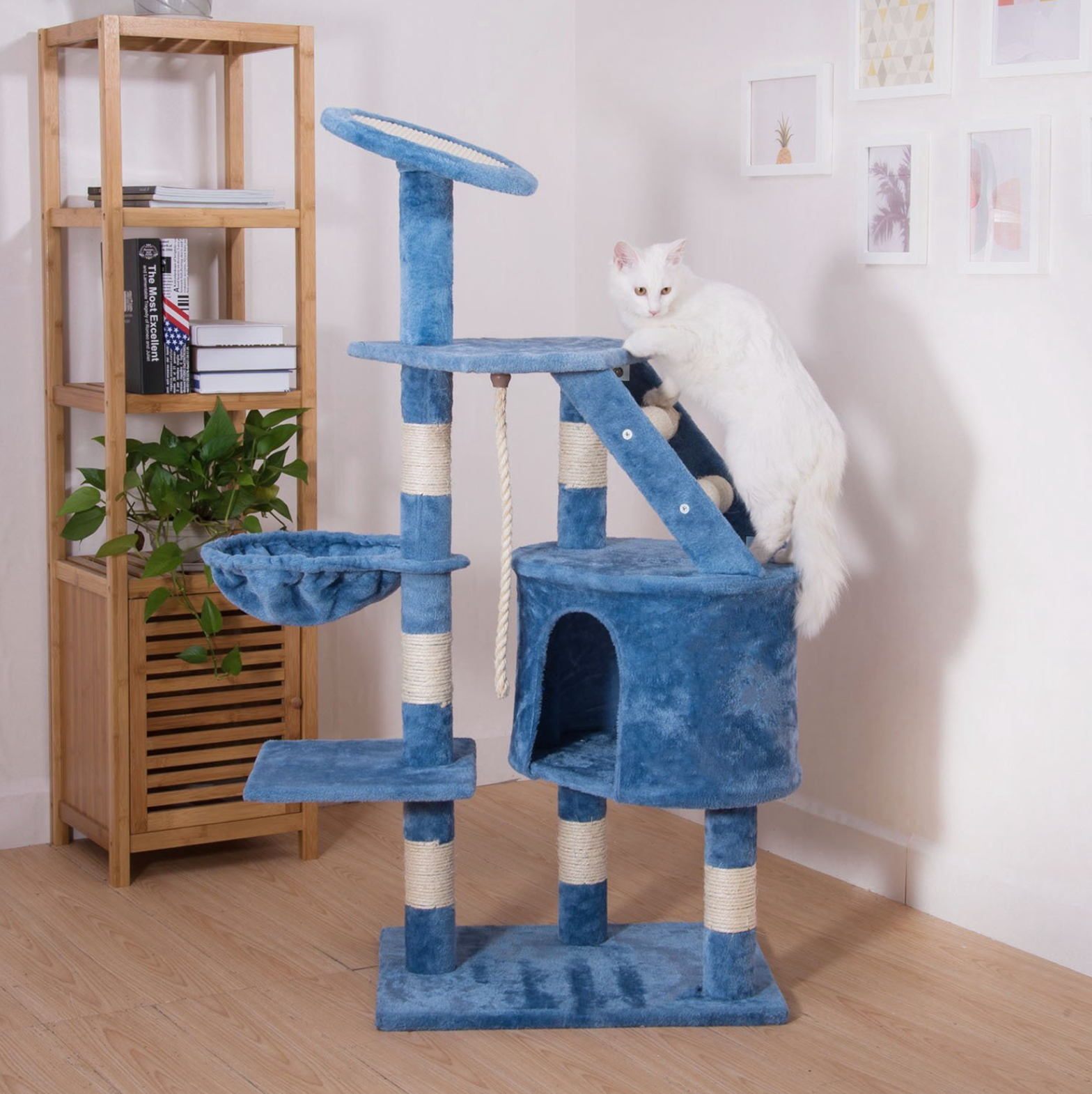 Best Quality Cat Tree Scratching Cat Bed Cylindric Wooden Cute Cat Tree