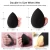 Import Best Sale Custom Soft Professional Beauty Black Blender Microfiber Makeup Sponge from China