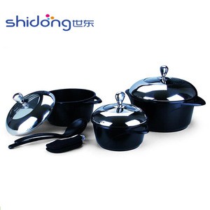 Best selling hot chinese products die cast aluminum cookware set