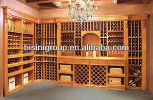 Bisini whole wood furnishing, luxury wine cellar furniture for whole wine cellar