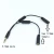 Import Black 3.5mm Earphone Mic Headphone  Male To Female Audio Splitter Adapter Cable with Volume Control High Quality Free Shipping from China