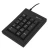 black color oem Silicone Keypad Button Material usb mechanical numpad