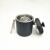Import black painting double wall with ice tong stainless steel ice bucket,wine cooler from China