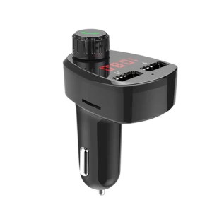 Bluetooth FM  Transmitter For Car Wireless MP3 Player With Hands-free Calling  2 Ports USB Charger