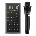 Bluetooth professional sound card with headphone and E300 microphone