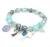 Import Bohemia handmade shell starfish shaped charm bracelet metal tassel nature beads bracelet from China