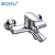 Import Boou brass exposed chrome faucet mixer, single handle wall mounted bath shower faucets from China