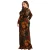 Import Boutique hot sale autumn fashion long-sleeved ethnic print plus size dress from China