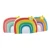 Import BPA Free Food Grade Silicone Baby Rainbow Teether Soft Baby Sensory Teething Toys from China