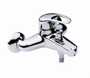 Brass body head and shower hose are option in bathroom faucet