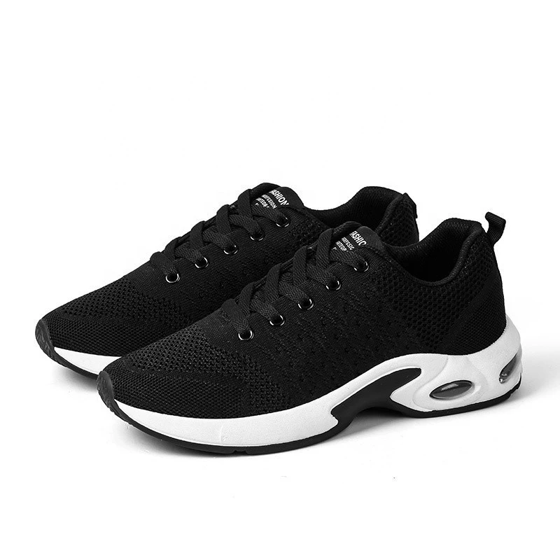 Breathable causal  shoes for black white mesh tennis shoes men  walking comfortable  sneakers