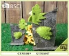 BSCI artificial home decorative wood crafts