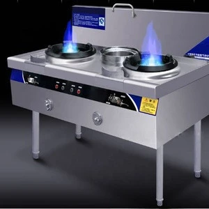 burner Industrial two wok gas range stove Restaurant equipments chinese wok burner stand  burner cooker gas stov