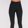Business Pants Women Black Lace Up Side Skinny Trousers