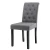 Import Button-tufted Upholstered Fabric Dining Chairs With Solid Wood Leg Restaurant Chairs Dining from China