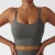 Bwx6410-1 Women Breathable Fast Dry Running Nude Feelings Yoga Bra Back Cross Strap Fitness Exercise Bra