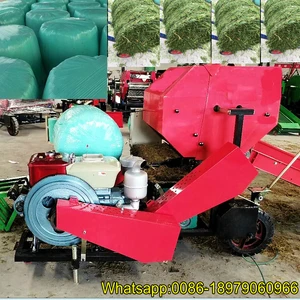 caeb mini hay baler  operated round corn silage baler and wrapper machine corn Silage Round Baler Machine/square Hay Baler/baler