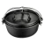 Import CAMPINGMOON High Quality Outdoor Camping Dutch Oven Hanging Cooking Pot Frying Pan Stew Pot Dutch Oven Cast Iron from China